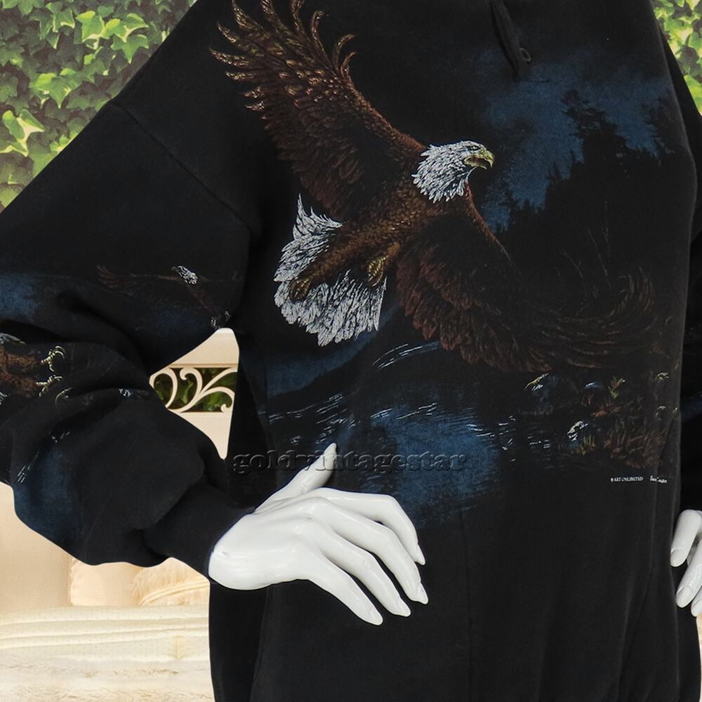 Vintage Eagle Scene USA Made Sweatshirt 2XL